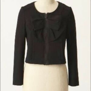 Anthropologie | Sine Bisected Bow Jacket Blazer